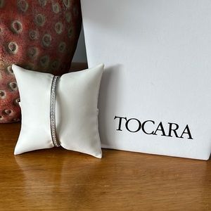 Tocara Jade Stainless Steel and DiAmi Bracelet 7.25 inches RB92214